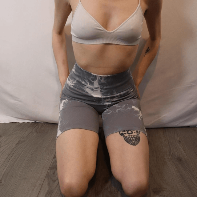 Grey Booty Shorts