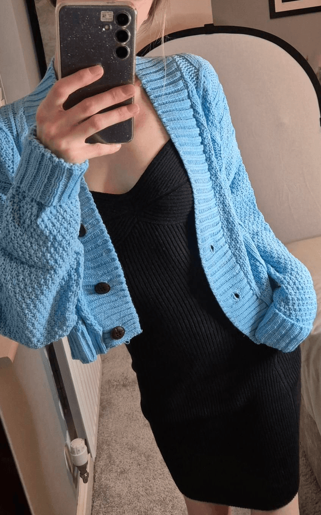 Crop Knitted Cardigan