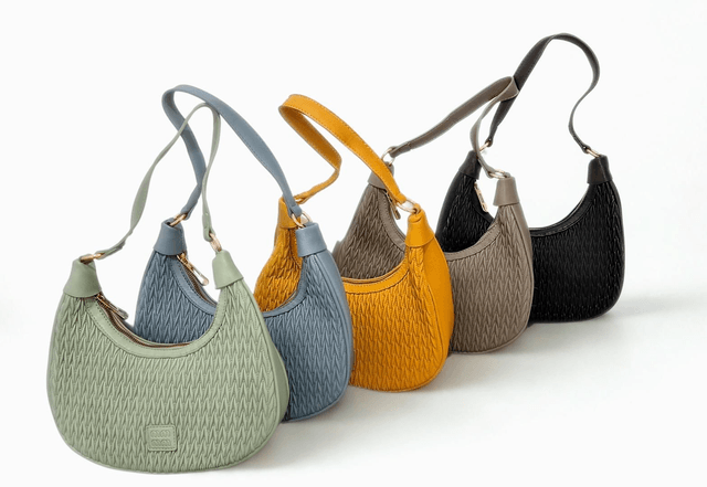 Weave Pattern Hobo Handbag