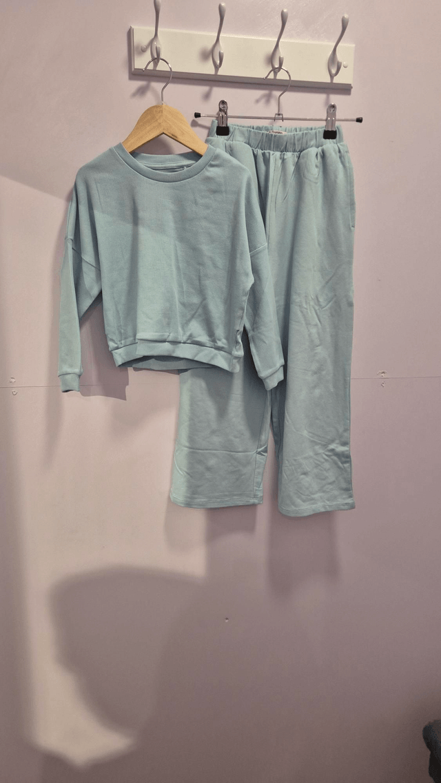 Wide Leg Jogger & Sweatshirt Set