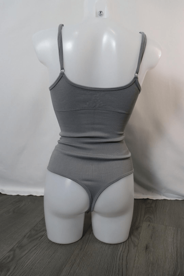 Thin Strap Bodysuit Thong Style