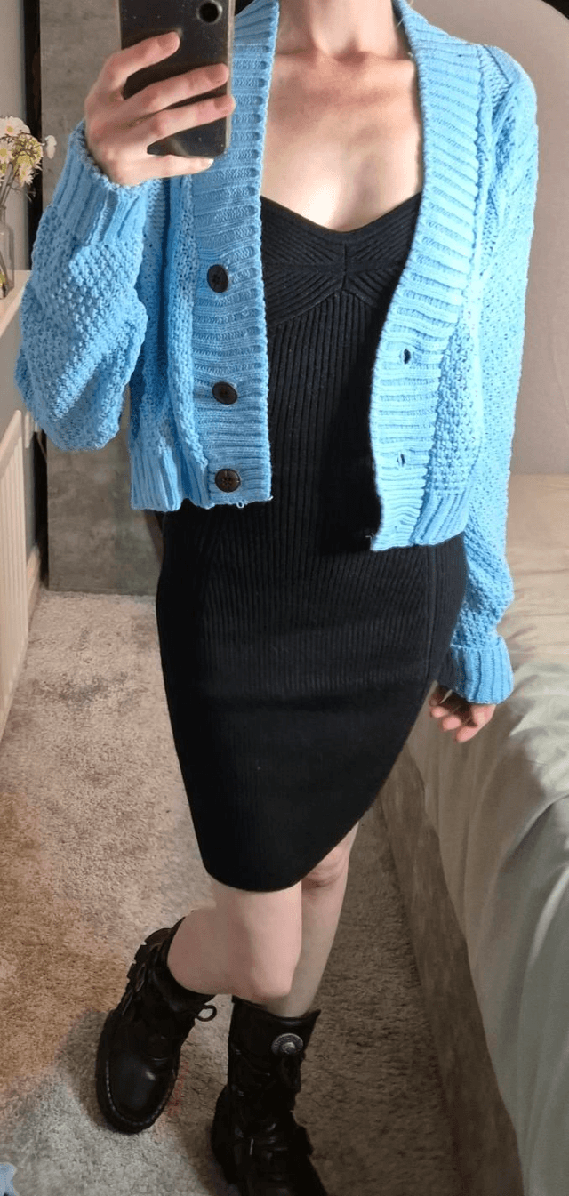 Crop Knitted Cardigan