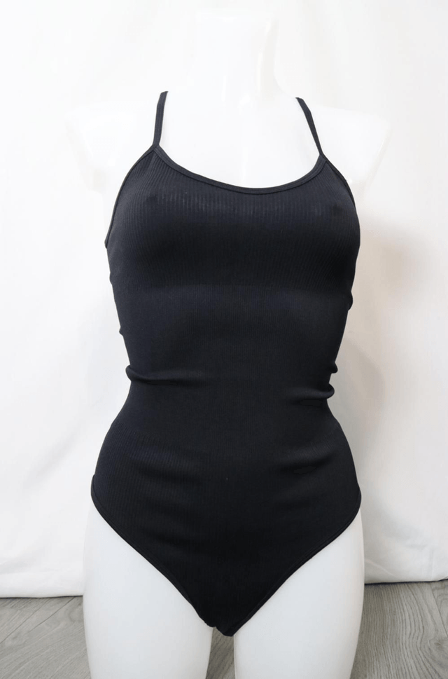 Thin Strap Bodysuit Thong Style