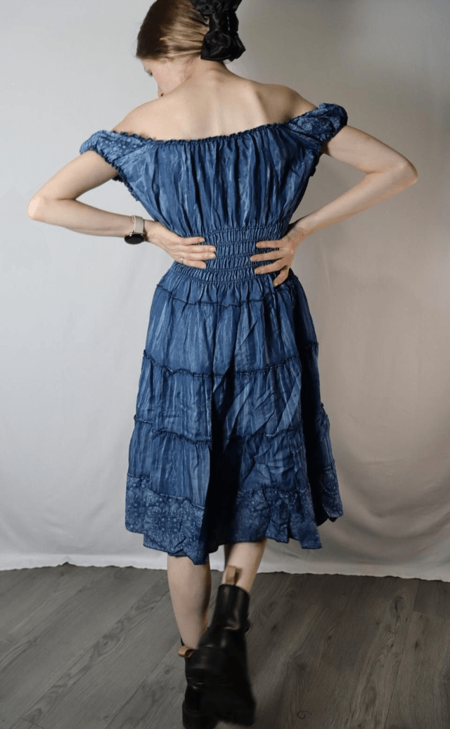Short Denim Look Dress