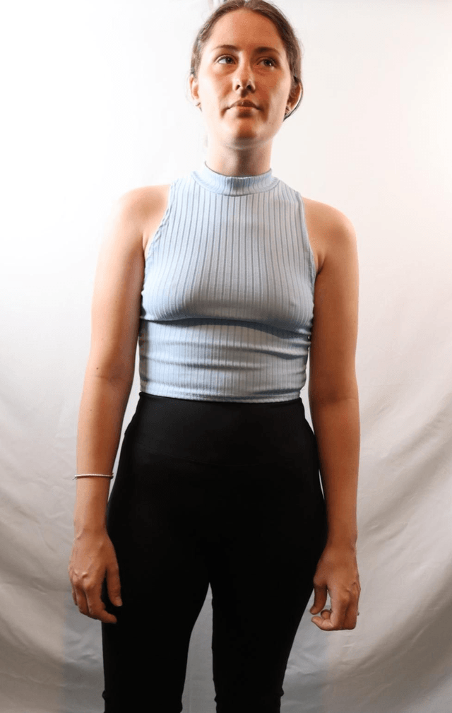 High Neck Crop Top