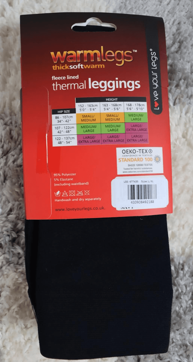 Thermal Leggings Navy