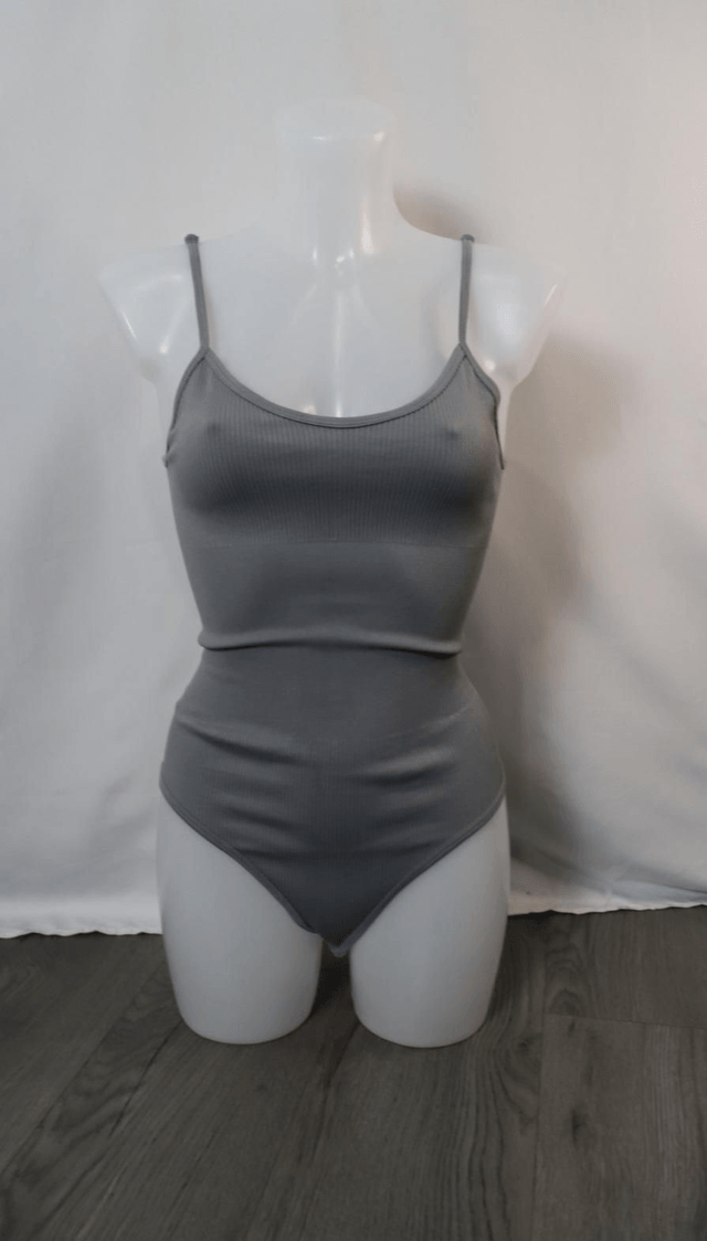 Thin Strap Bodysuit Thong Style