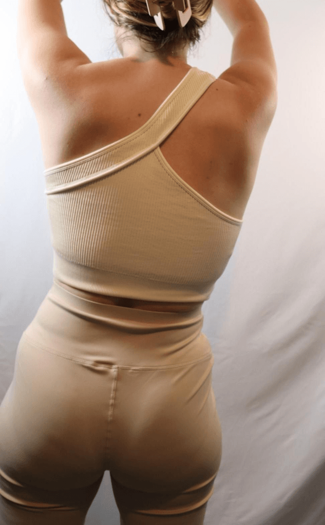 One Shoulder Sports Bralette