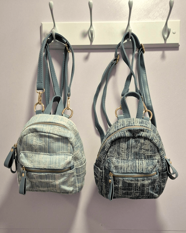 Tiny Denim Backpack