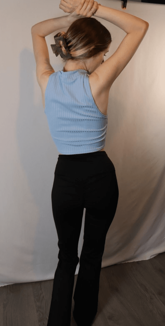 High Neck Crop Top