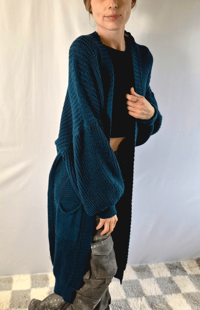 Long Knit Cardigan