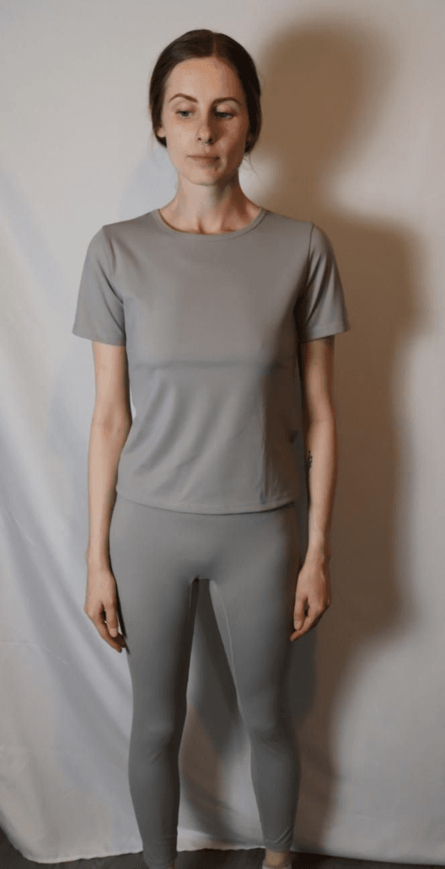 Grey Legging &amp; T Shirt Set
