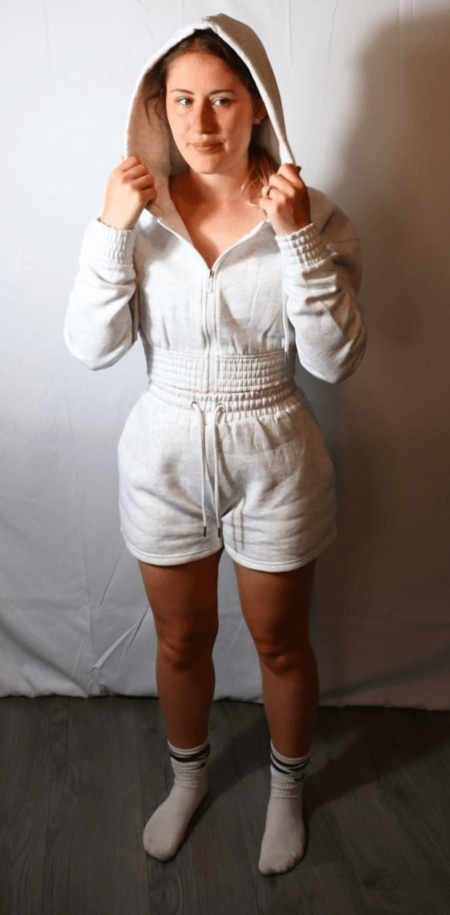 Shorts &amp; Zip Hoodie Set