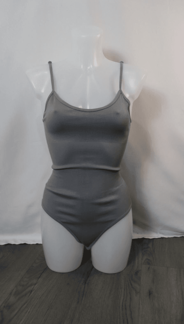 Thin Strap Bodysuit Thong Style